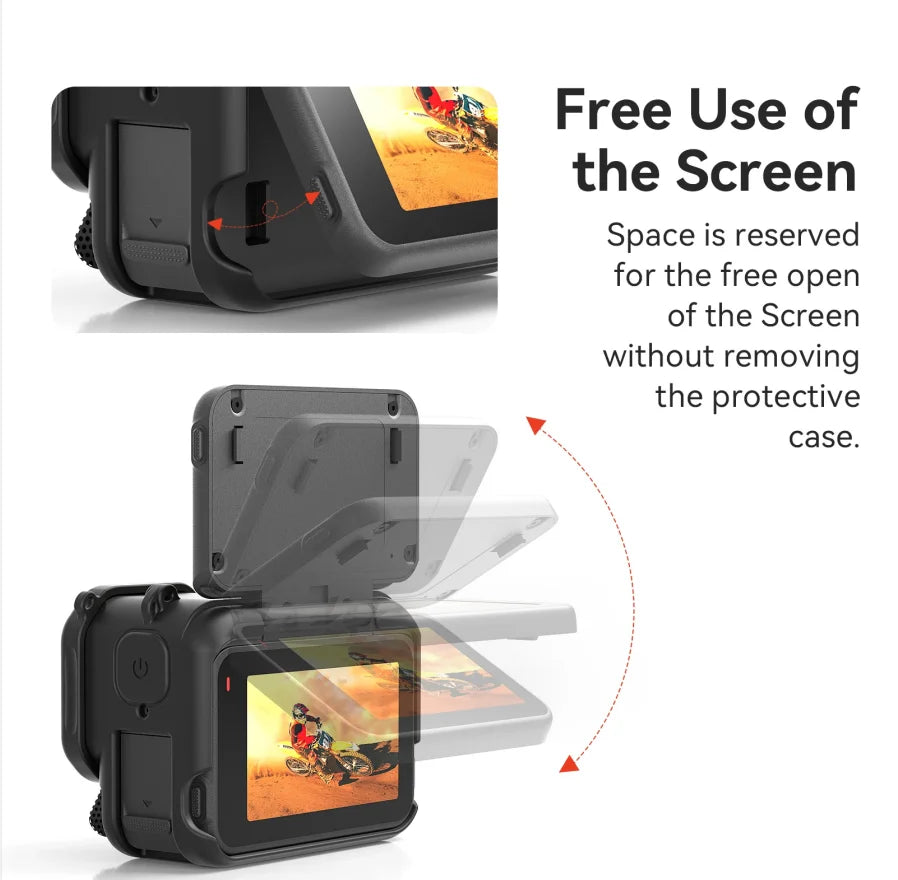 Insta360 Ace Pro 2 Silicone Case + Lens Cover & Neck Strap