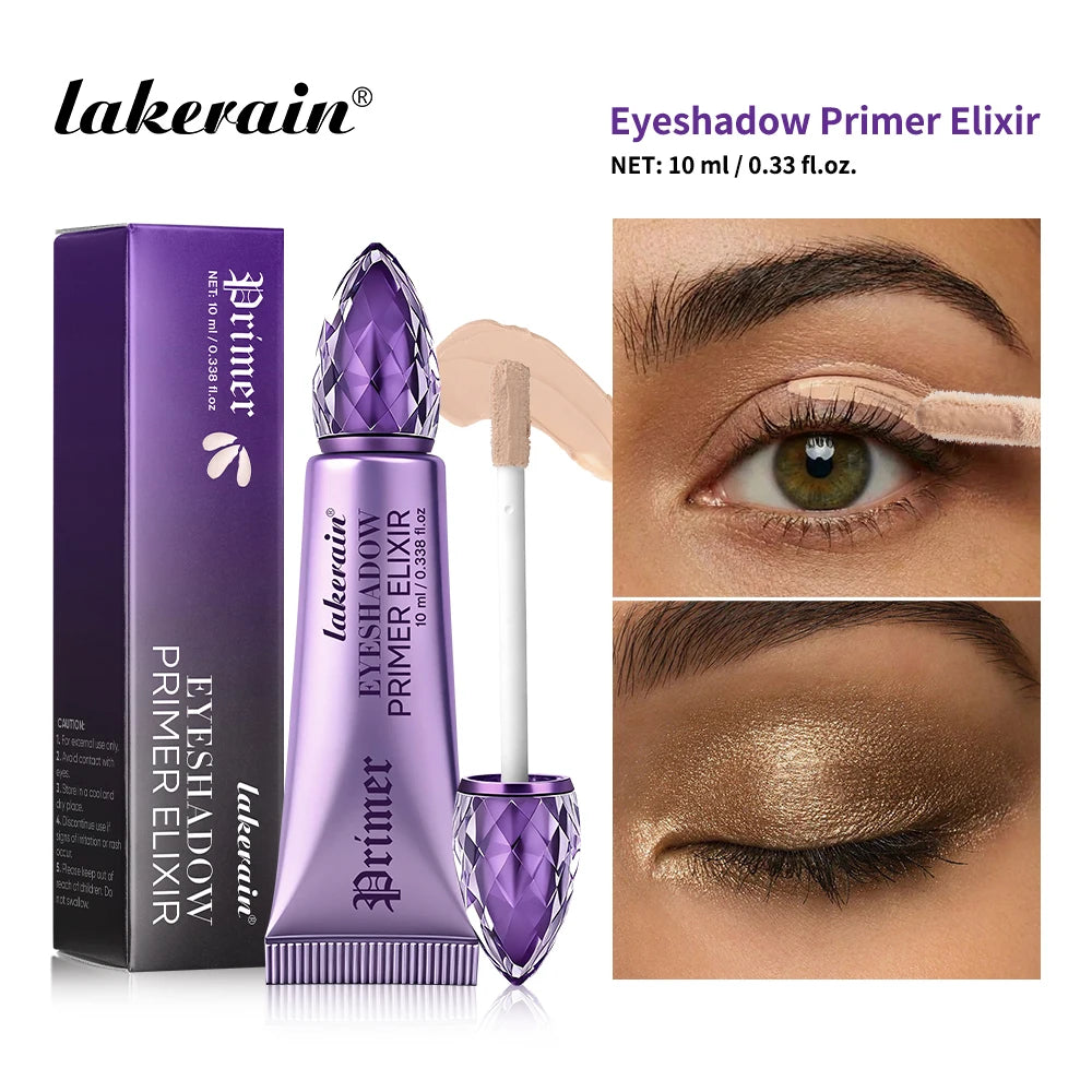 Eyeshadow Primer Elixir 8h Long Lasting Wear Uniform Color Development Smooth Blending Waterproof Light Gel Texture Eye Primer Oasis Select Eyeshadow Primer