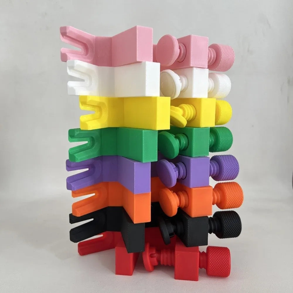 Plastic Zipper Pull Jig Handmade Reusable Zipper Making Tool Solid Color Easy to Assemble Auxiliary Sewing Zipper Jig Oasis Select
