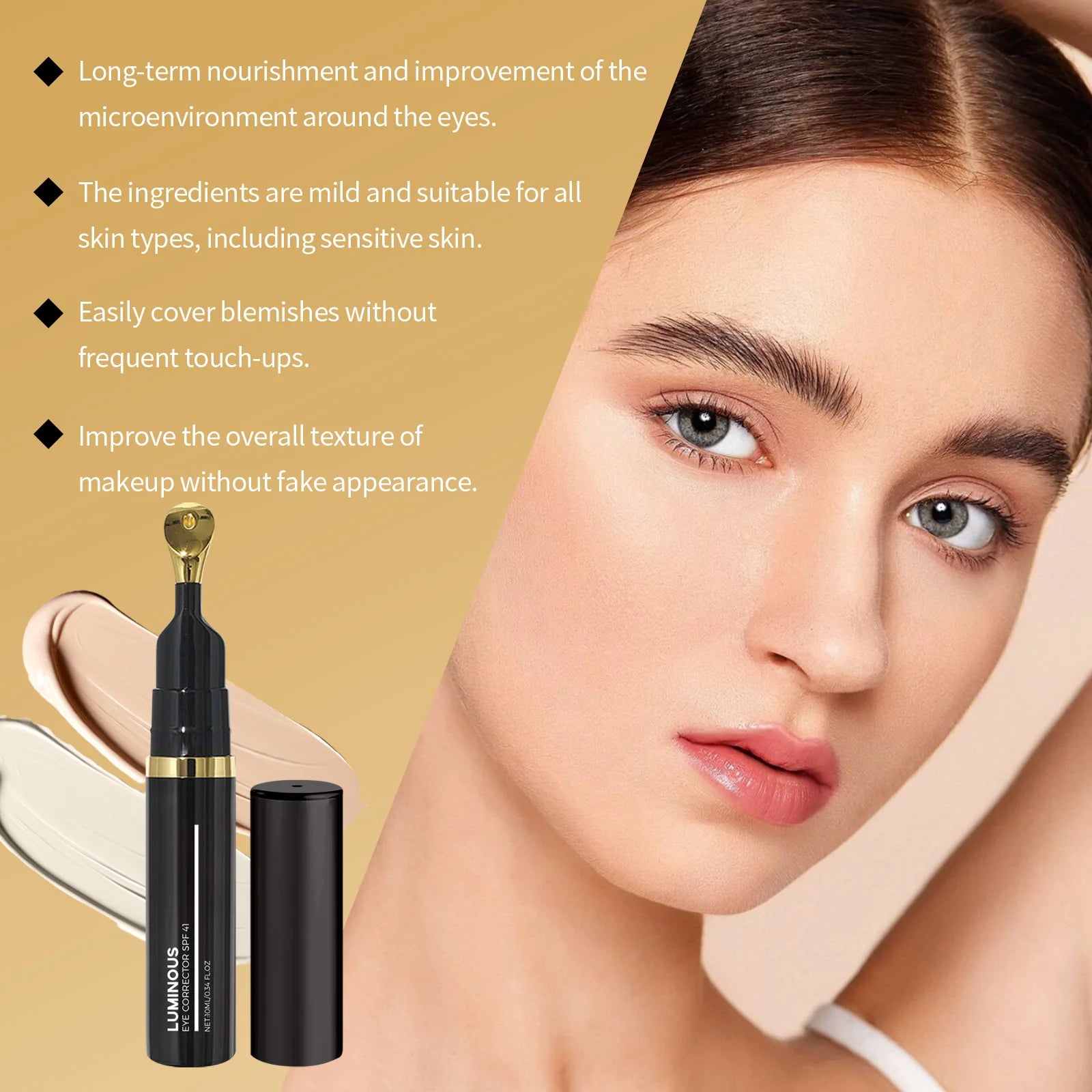 Eye Concealer Series Remove Dark Circles Full Coverage Acne Print For W-rinkles Waterproof Natural Makeup Eye Concealer Creams Oasis Select