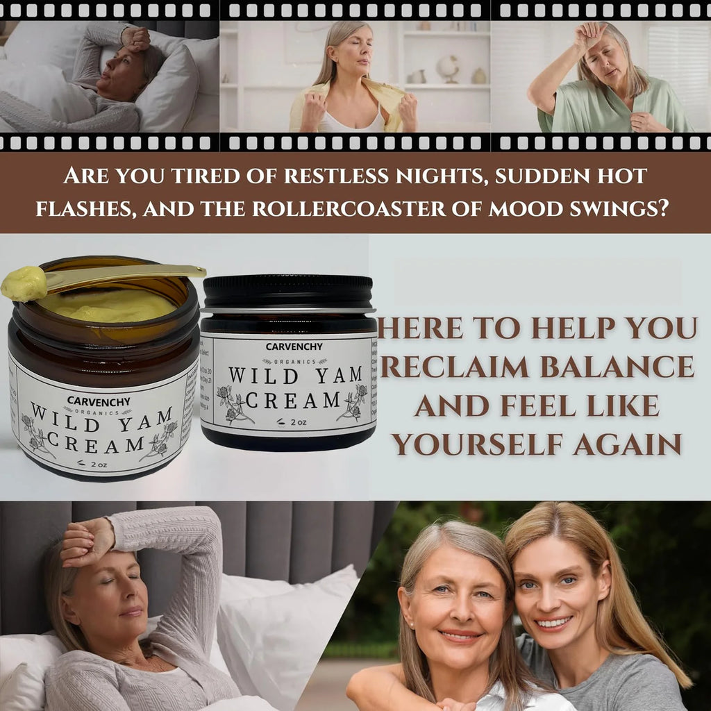 Wild Yam Root Face Cream – Hydrating, Firming & Brightening