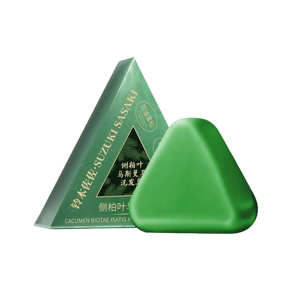 1/3PCS Usman Grass & Platycladus Natural Herbal Shampoo Soap Strengthens Roots Controls Oil Cleanses Scalp Hair Growth Hair Soap Oasis Select Usman I