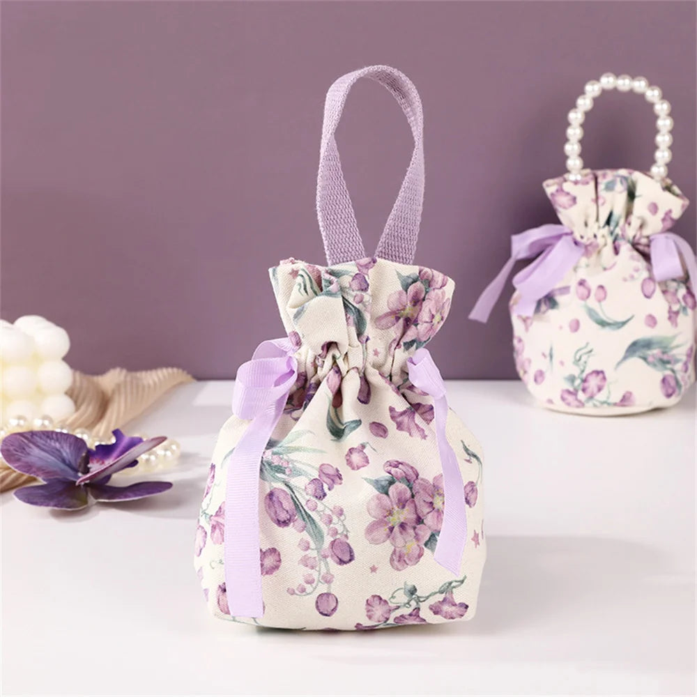 Canvas Drawstring Candy Gift Bags – Wedding & Party Favours