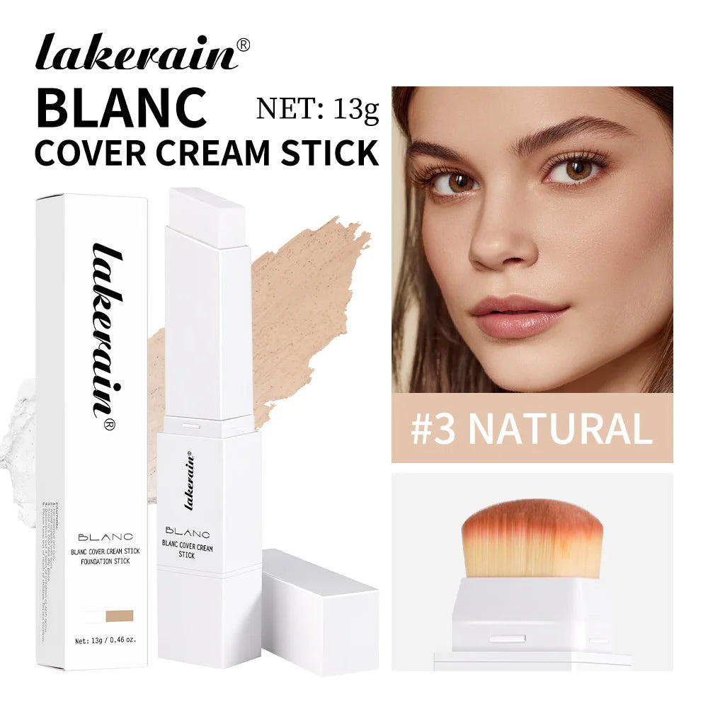 Lakerain Color-Changing Foundation Stick – Full Coverage Matte