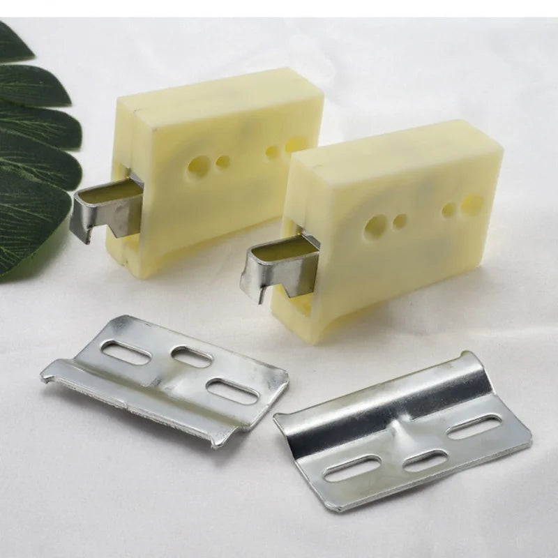 2pc Cupboard Hanging Fixed Accessories wall mount Fixed support Bracket Heavy invisible connector cabinet Furniture Hardware Oasis Select