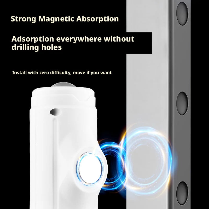 Mini Portable Night Light Magnetic Sensor Atmosphere Lamp Long Lasting Battery Indoor Carry-around Light Oasis Select