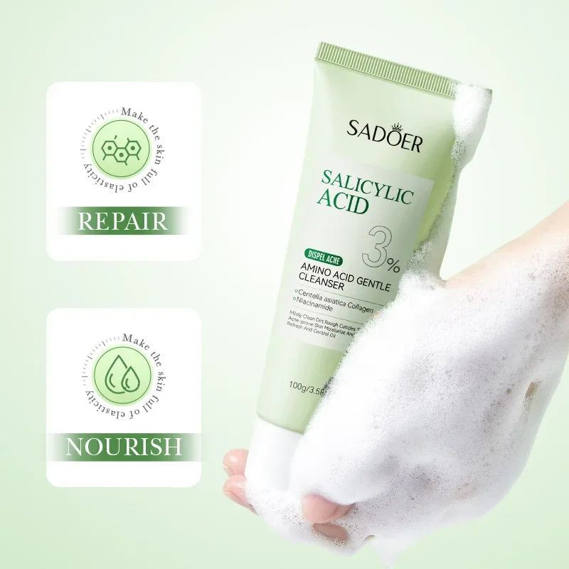 LUXURYTO Salicylic Acid Foaming Face Wash | Hydrating Cleanser