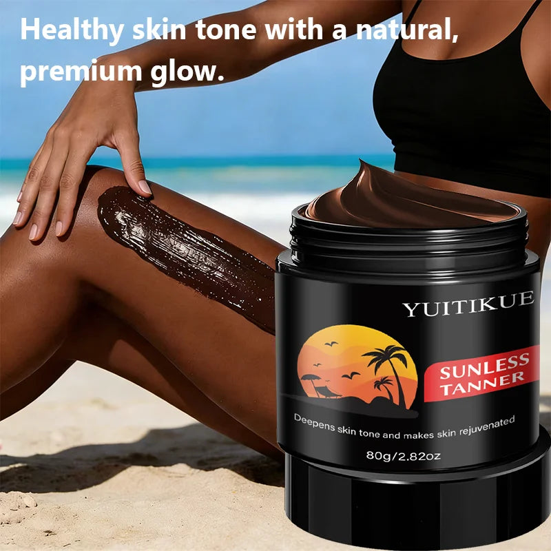 YUITIKUE Natural Sunless Tanning Cream – Moisturizing Self-Tan