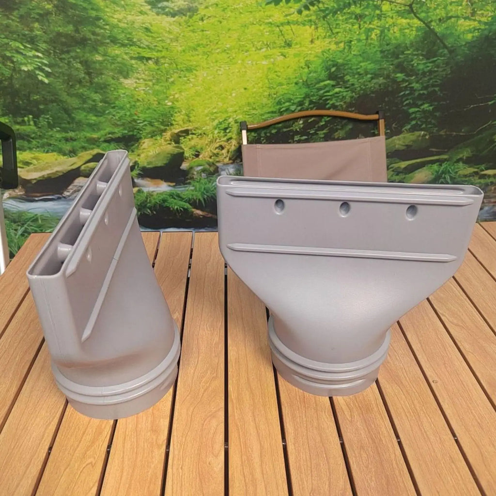 13/15cm Flat Mouth Joint Exhaust Duct Portable Mobile Air Conditioner Window Duct Pipe Hose Interface Connector Flat Nozzle Oasis Select