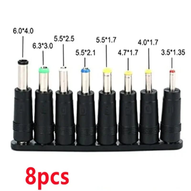 34PCS 8PCS DC Female 5.5mmx2.1mm Power Adapter Plug Jack Sets Connector Kits for Lenovo Thinkpad Laptop Power Supply Plug Oasis Select 8pcs