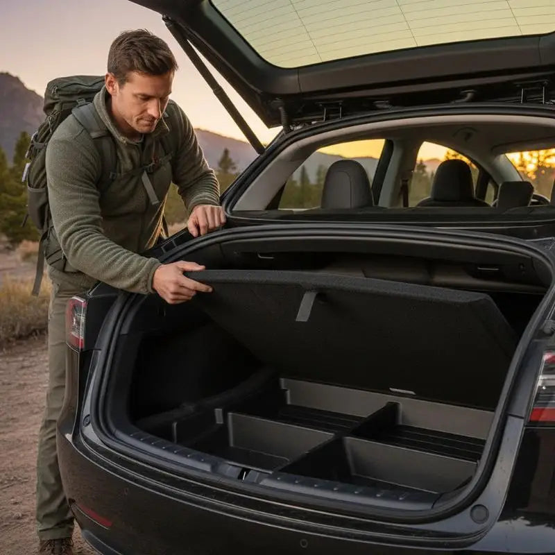 For Model Rear Trunk Rope Draw String Open Tail Box Cover Handle Pull Strap Car Organizer Accessories Mat Protection Pad Oasis Select