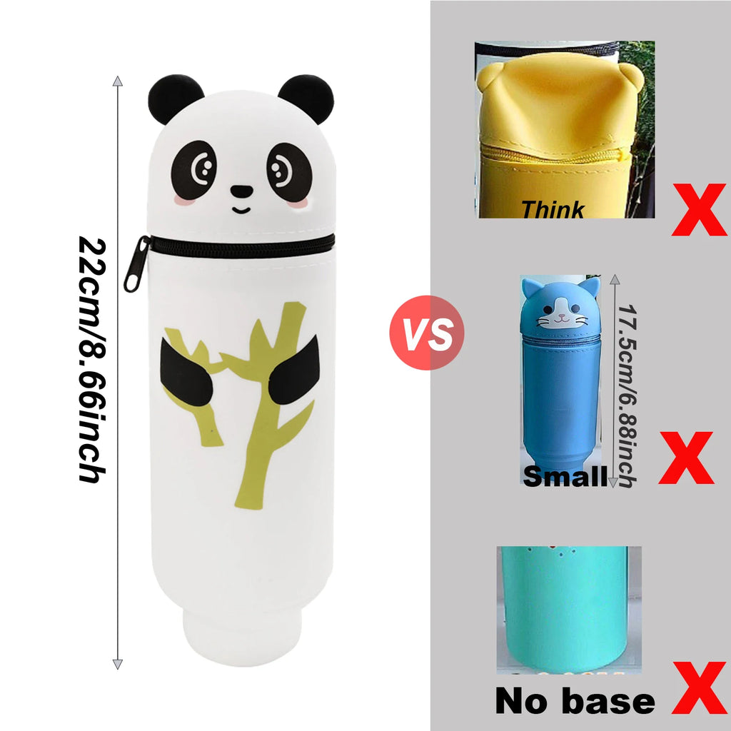 Animal standing pencil case, pen holder suitable for students, school, office, back-to-school gifts Oasis Select