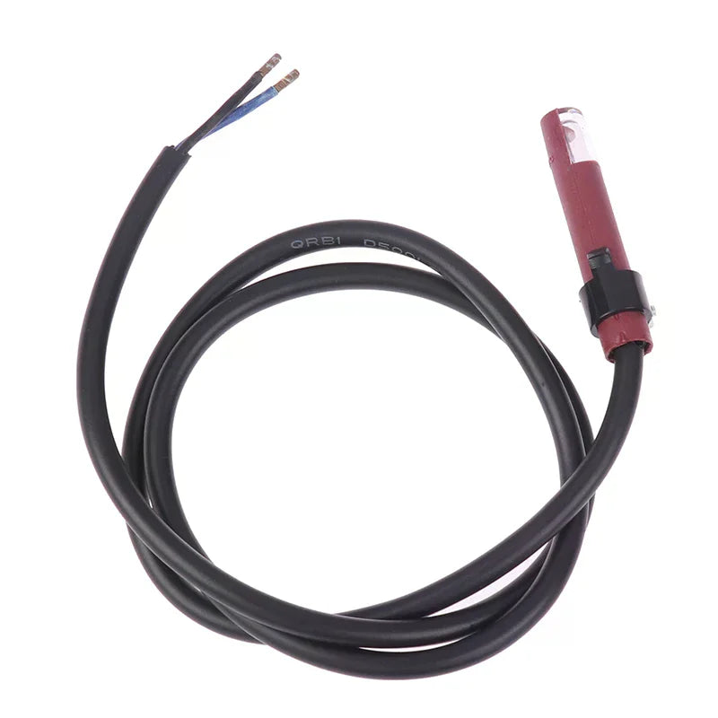 Ordinary QRB1 Flame Detector Photosensitive Electric Eye Burner Detection Photoresistor Red QRB1 Photocell For Burner Waste Oil Oasis Select