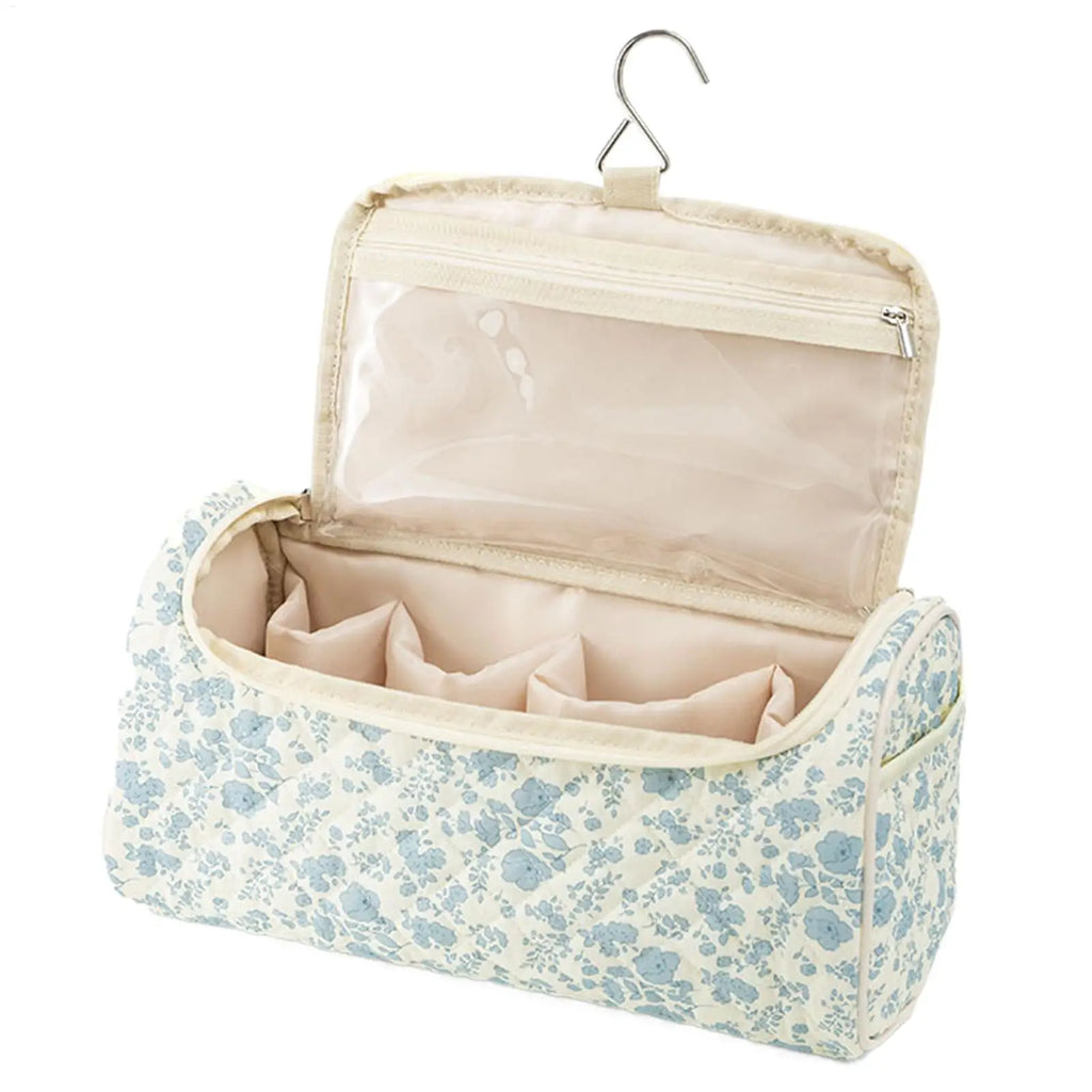 Makeup Bag Large Capacity Portable Cute Pouch Cotton Hair Tool Bag for Travel for Brush Straightener Curler Cosmetics Jewelry Oasis Select