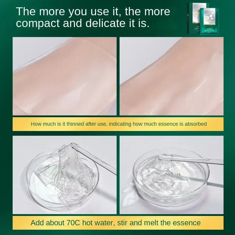 Seaweed Collagen Crystal Gel Face Mask – 5-Pack Hydrating Jelly