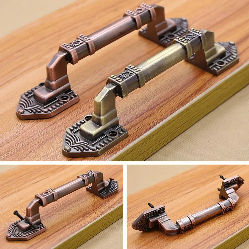 Antique Aluminum Alloy European Drawer Flush Handles Decorative Furniture Wood Barn Door Handle Oasis Select