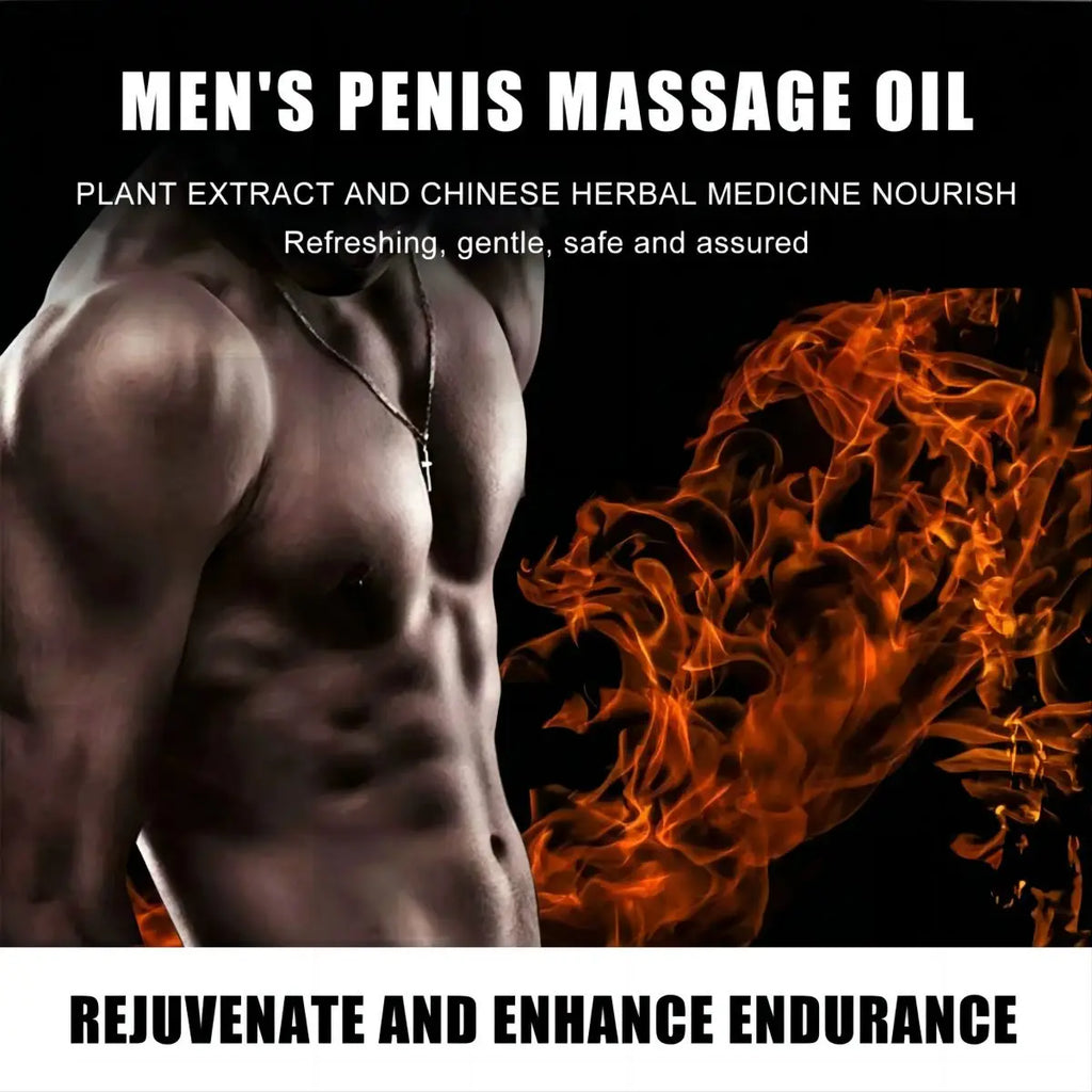 Men Enlarging Essential Oil Endurance Long-lasting Delay Growth Strong Energize Enhance Massage Strengthen Strength Oasis Select