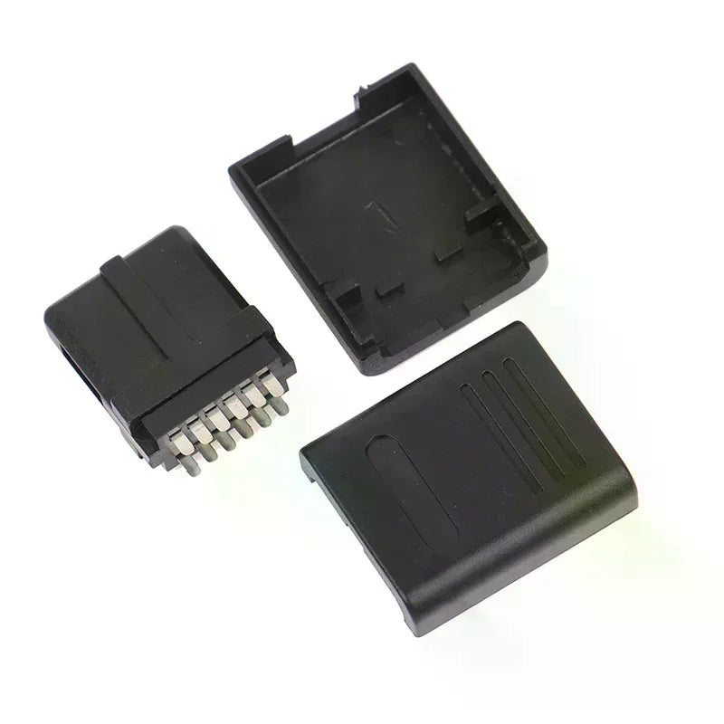 1Set For NGC SNES N64 Connector Male Cable 12Pin Multi Out Connector/Plug AV Repair DIY For GameCube SFC Plug Oasis Select