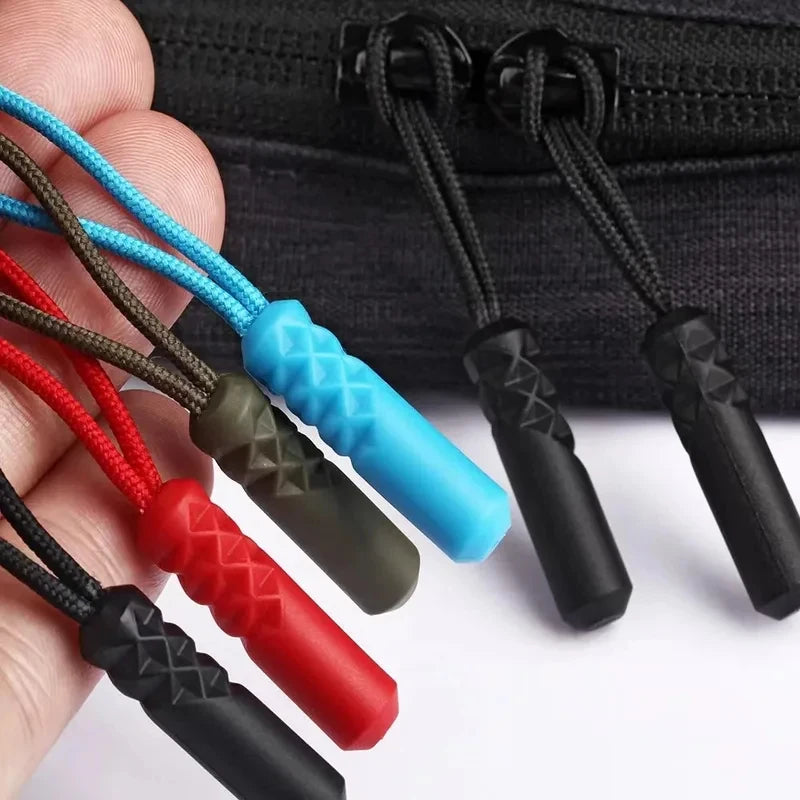 10/20pcs Rucksacks Zip Cord Replacement Clip For Coats Jackets Pull Puller Tent Zippers Pull Rope Zipper Puller Zipper Rope Oasis Select