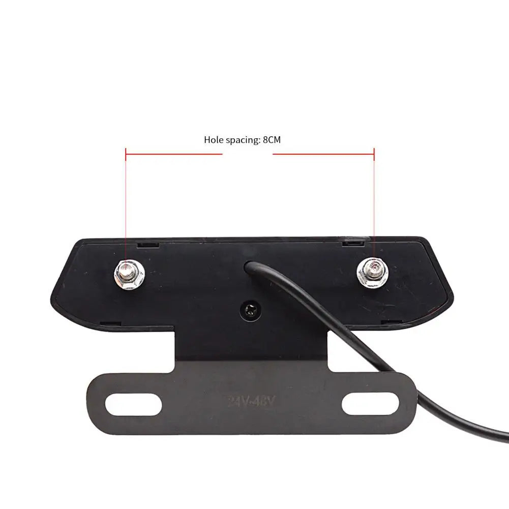 Waterproof Rear Light Ebike Tail Light Night Riding 150cm Cable Length 24 36 48V Compatibility ABS And PC Material Oasis Select