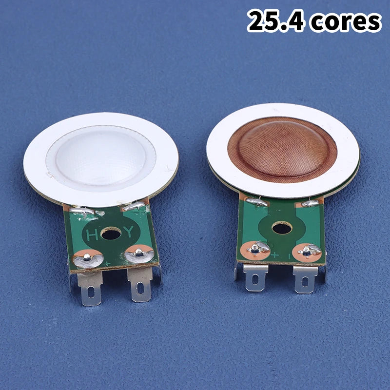 25.4MM Tweeters Voice Coil Round Speaker Treble Coil Replacement Horn Titanium Film Copper Clad Alumium Diaphragm Oasis Select