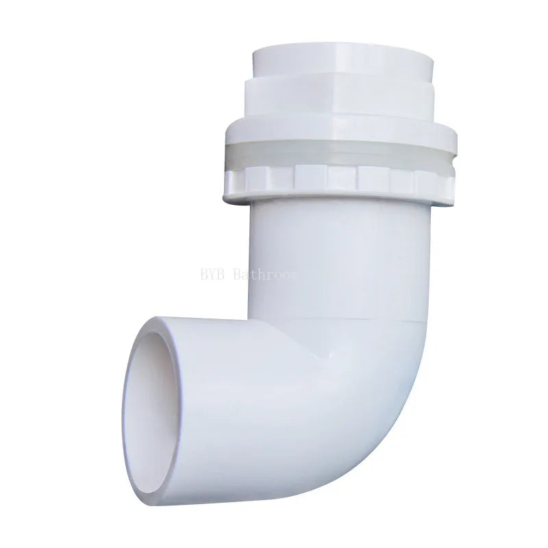 5pcs Elbow Drainage Connector Fish Tank OverflowI.D20~50mm PVC Aquarium Joints Water Inlet Outlet Supply Pipe DIY Drain Fittings Oasis Select