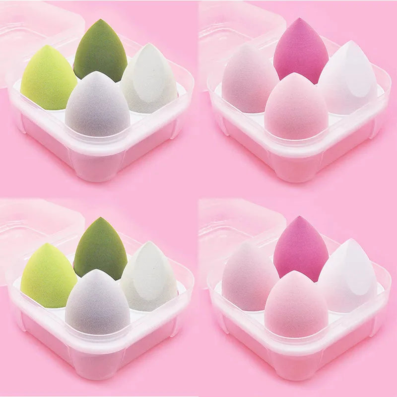 4/8/12/16pcs Makeup Sponge Blender Beauty Egg Cosmetic Puff Foundation Sponges Powder Puffs Women Make Up Accessories Oasis Select 16pcs mix boxes 3