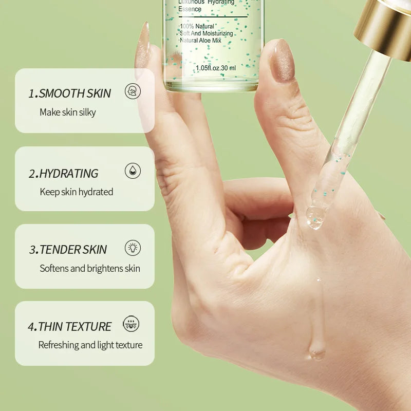 30ml Rose Gold Luxury Moisturizing Serum Shrinking Pore Hydrating Serum Original Liquid Face Serum Soothing Brighten Skin Oasis Select
