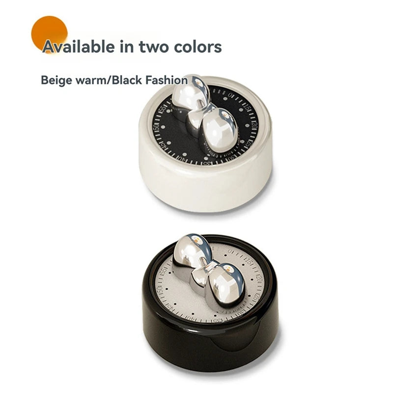 WISH Mini Visual Kitchen Timer Magnetic Mechanical Timer Kitchen Countdown Cooking Baking Alarm Clock Oasis Select