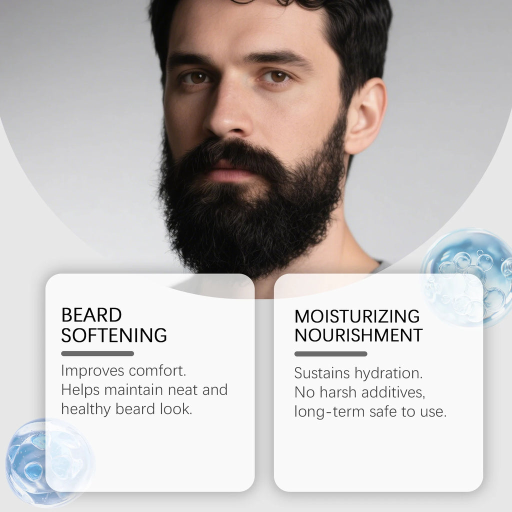Rosemary Beard Care Essential Oil for Men's Thick Soft Smooth Nutritious Beard Oil Beard CareSoftening Styling Non-Greasy Oasis Select