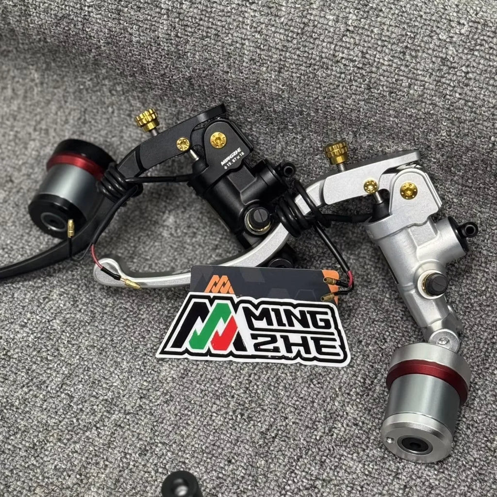 Mingzhe M4S version new genuine direct push modified brake pump standard brake power-off Oasis Select Silver on the left