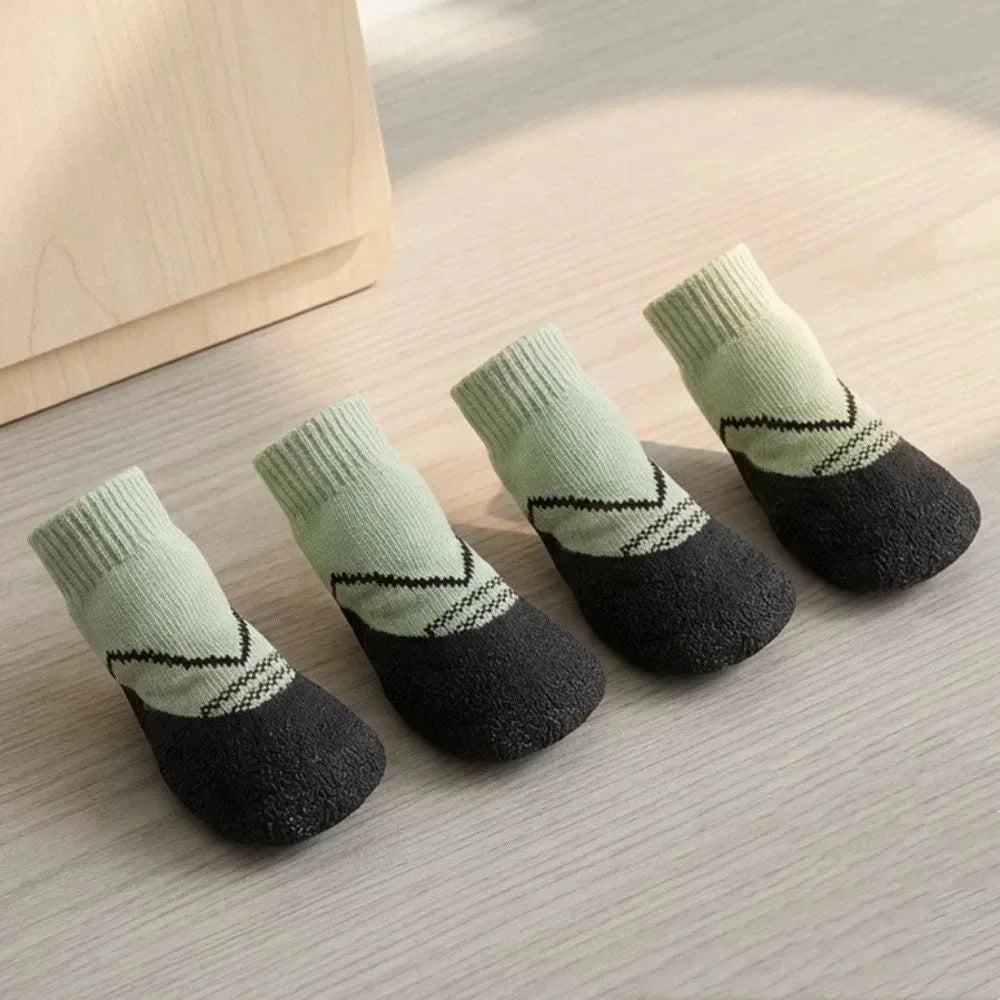 4PCS Waterproof Non-Slip Dog Shoes | Adjustable Paw Protectors Dog Paw Protectors Oasis Select