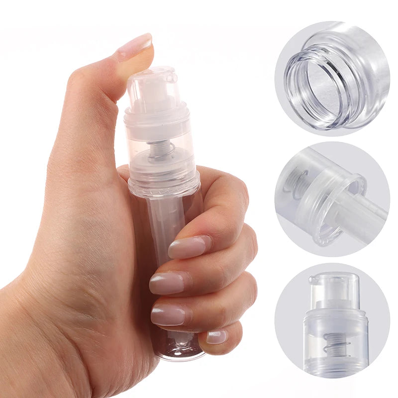 8/10/14/18/25ml Plastic Dry Powder Spray Bottle Refillable Atomizer Baby Powder Dispenser Detachable Makeup Cosmetics Sprayer Oasis Select