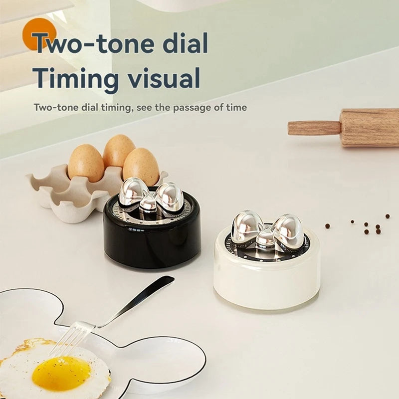 WISH Mini Visual Kitchen Timer Magnetic Mechanical Timer Kitchen Countdown Cooking Baking Alarm Clock Oasis Select