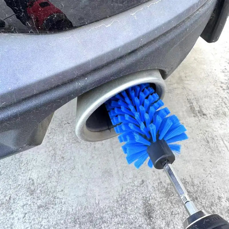 Wheel Brush for Car Cleaning Scrubber for Auto Tire No Scratches High-Density Bristles Car Wheel Cleaning Brush for Vehicles Oasis Select