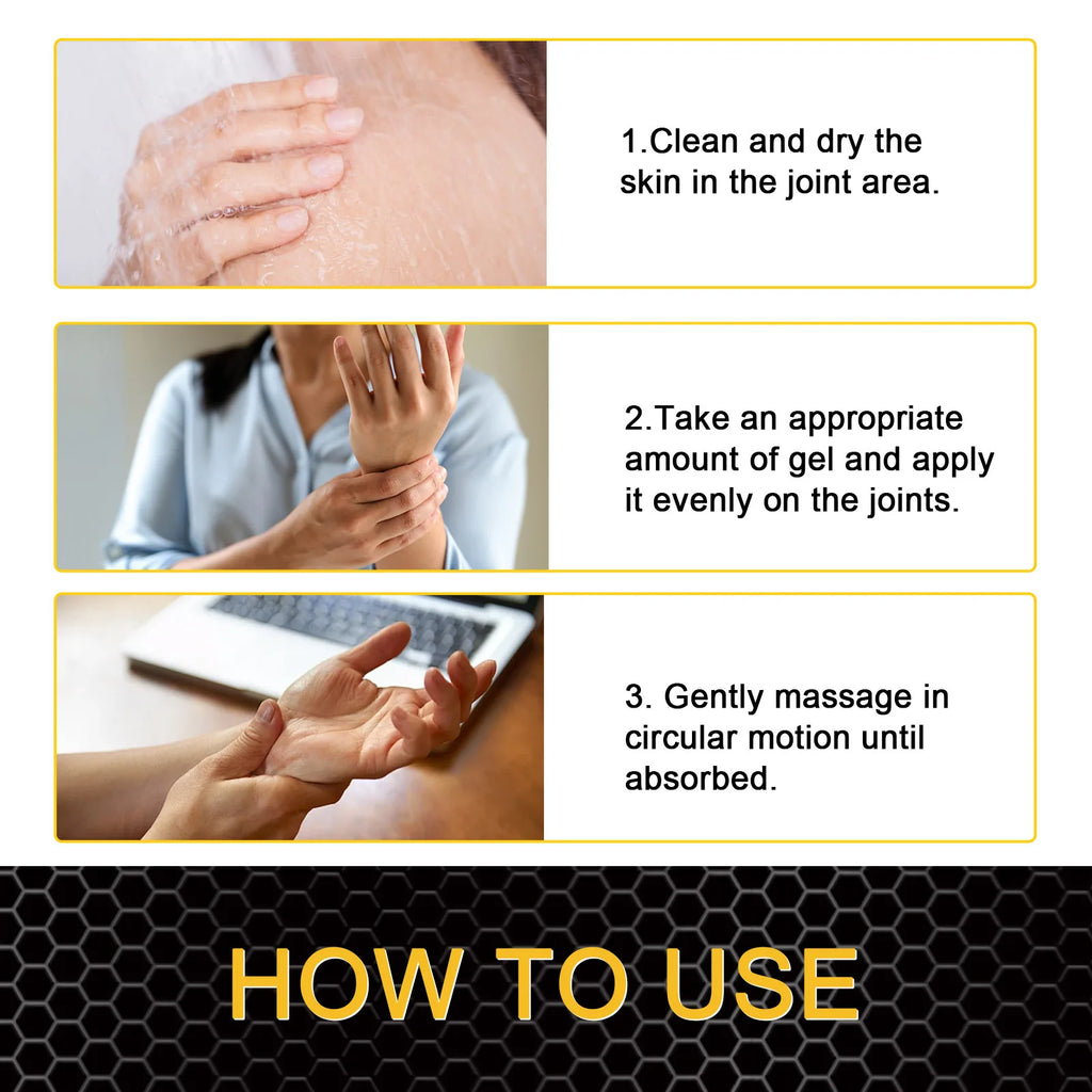 Bee Venom Joint Therapy Gel – Pain & Muscle Soreness Relief Joint Relief Gel Oasis Select