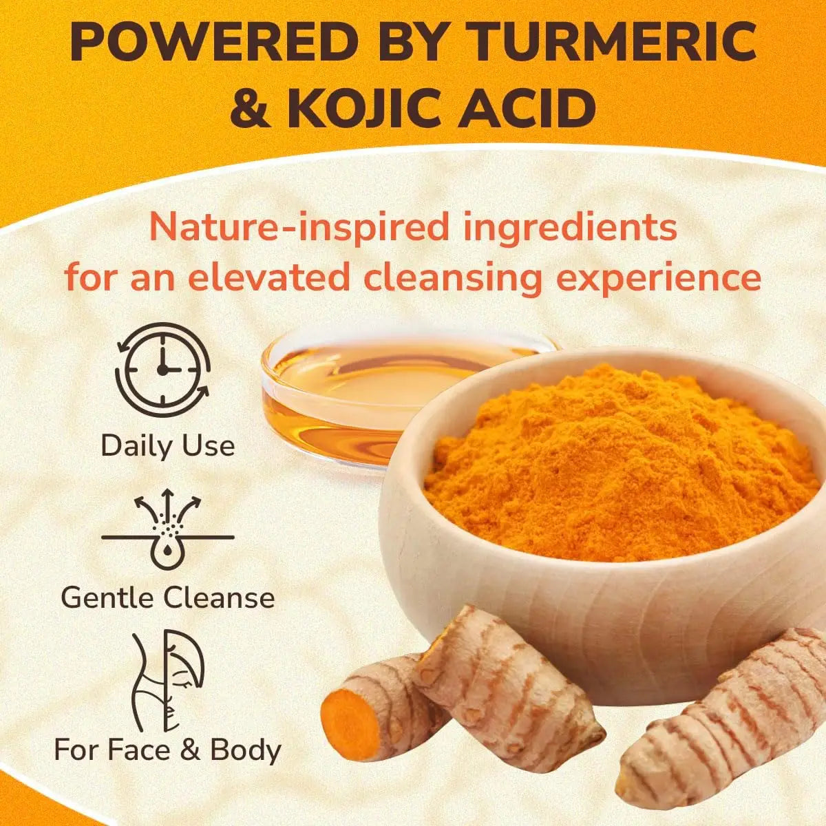 Turmeric Kojic Acid Lemon Soap Bar, Soap Bar Brighten Even Skin Vitamin E, Gentle Lemon Soap For Face,Body Wash Oasis Select