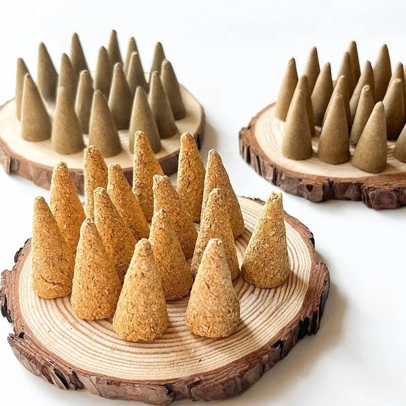 20/50pcs Palo Santo White Sage flavored incense cones, suitable for home and yoga, meditation Oasis Select