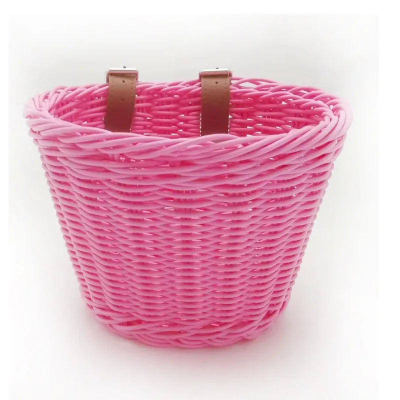 Eco-friendly Woven Rattan Baskets Fit Scooters Baby Walkers