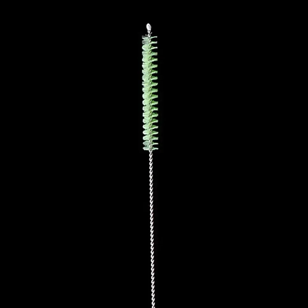 Colorful Multi-purpose Straw Cleaning Brush Nylon Bottle Accessory Glass Tube Brush Straw Cleaners for Office Kitchen Oasis Select green-200x60x10mm