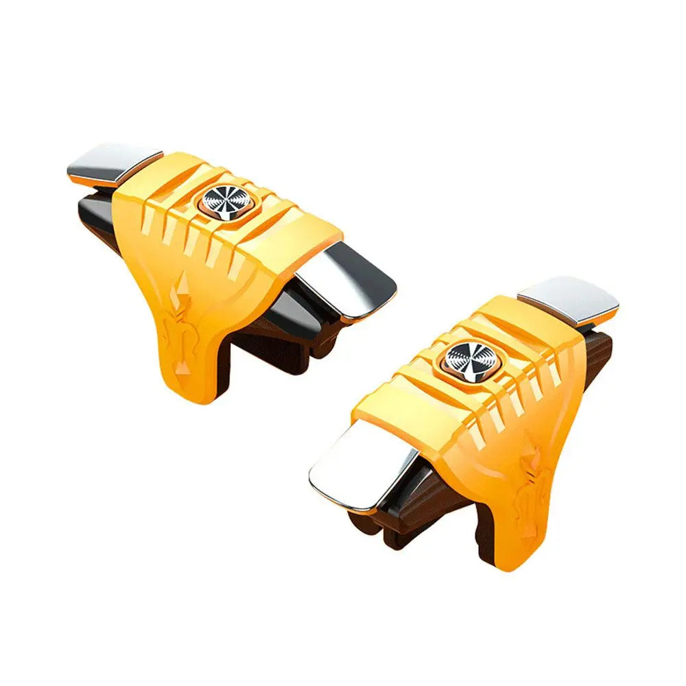 Button Games Accessories Grip Trigger L1R1 Game Trigger Phone Gaming Controller Key Button Gamepad Controller Gamepad Joystick Oasis Select yellow-1pair