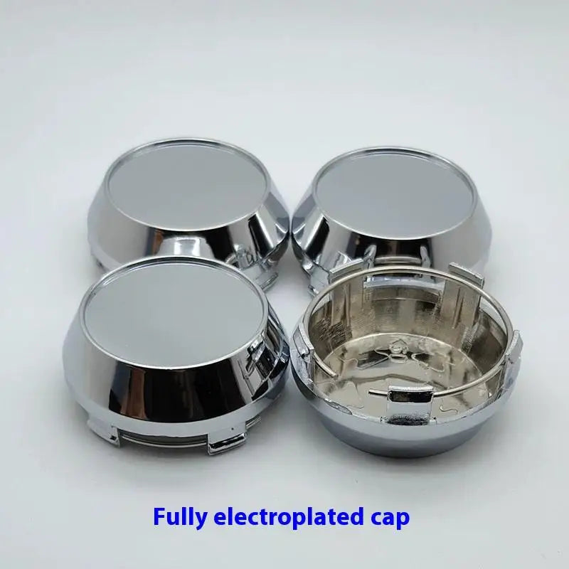 4Pcs Rim Center Cap 60mm/2.36" OD 56mm/2.2" ID For NEX-O Wheels MK009 #481K60 I40 16" Wheel Tyre Rim Hub Cap Cover Oasis Select Silver
