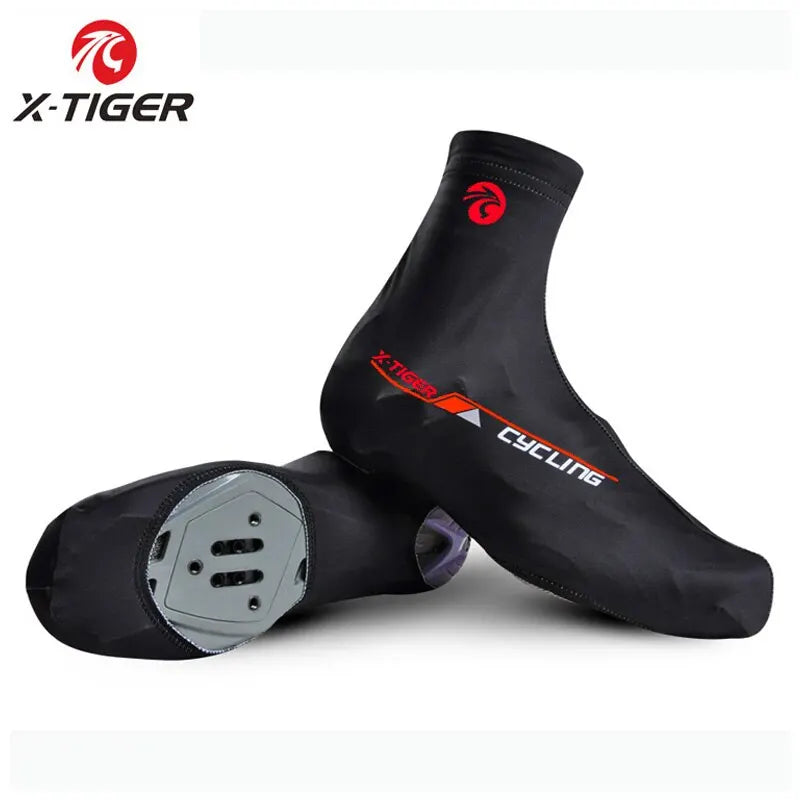 X-TIGER Cycling Shoe Cover Winter Thermal Fleece MTB Bicycle Overshoes Women Men Road Racing Bike Shoes Cover Oasis Select