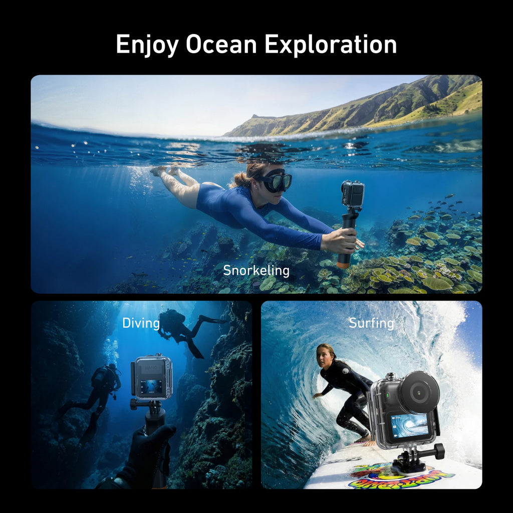TELESIN 60M Waterproof Case for DJI Osmo Nano Dive Housing