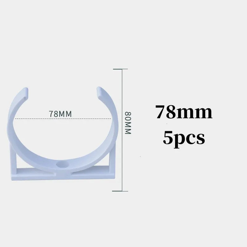 5pcs Fixed clamp Water Filter Bracket Mounting Plastic Clip Aquarium Reverse Osmosis RO Water Dispenser Connector Accessories Oasis Select 78.5mm Other