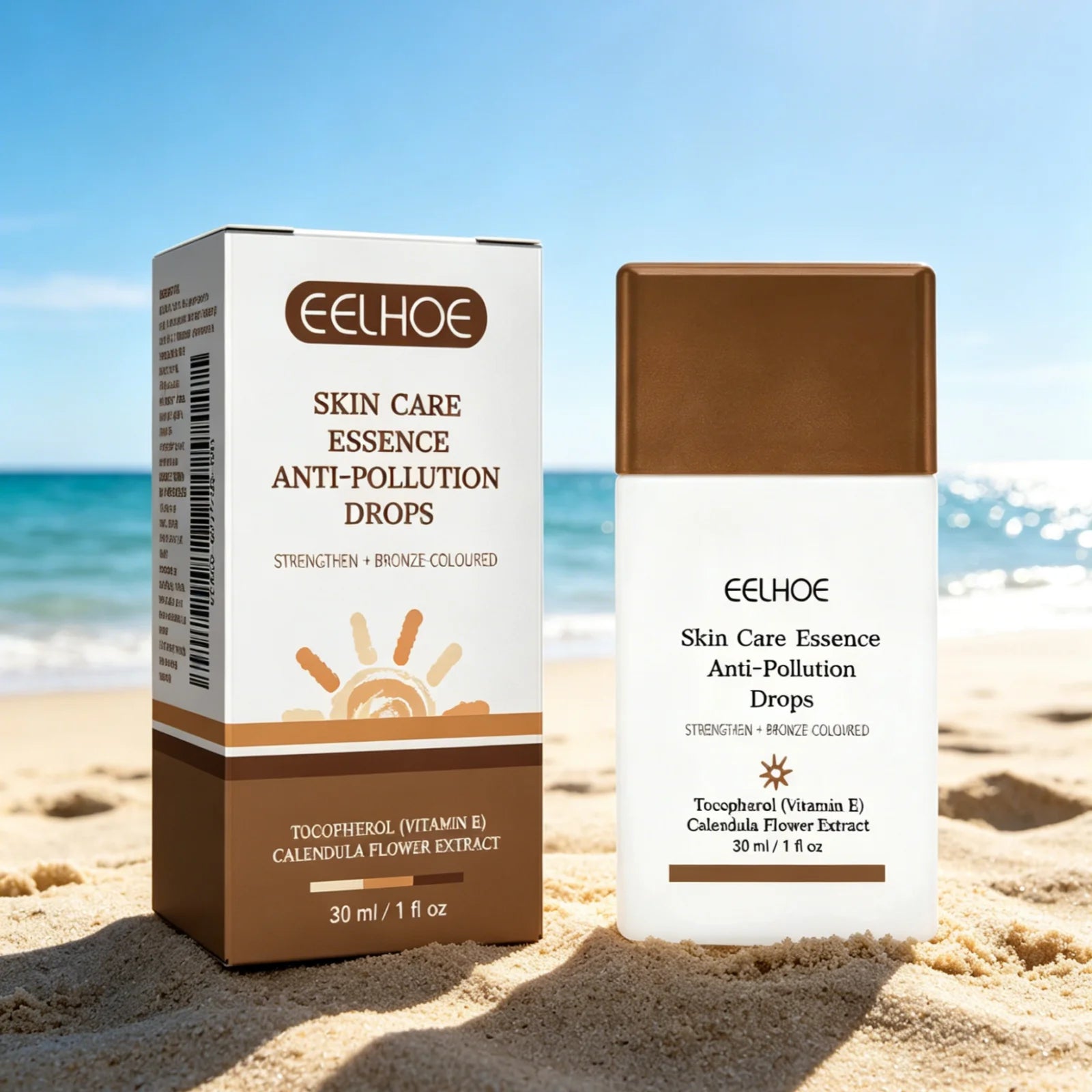 EELHOE Tanning Gel Even Skin Tone Deep Moisturizing Glowing Fast Absorbing Non Greasy Mild Ingredients Self Tanning Drops 30ml Oasis Select