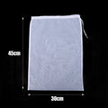 1Pc Soy Milk Filter Bag Collapsible Nylon Tea Coffee Juice Filter Net Durable 100 Mesh Wine Dreg Filter Reusable Strainer Oasis Select 30x45cm