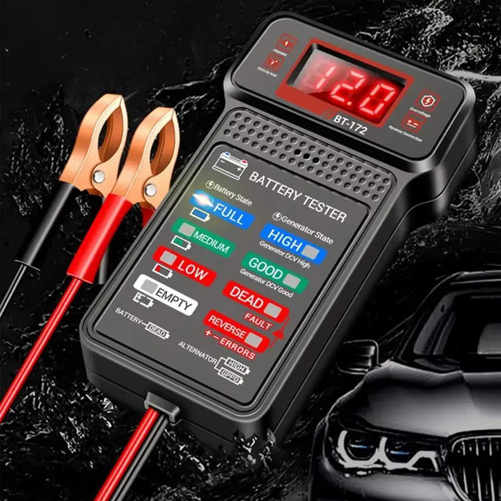 Car Battery Battery Tester Multi-function 12V Battery Start Test Auto Battery Tester Battery Capacity Tester Oasis Select