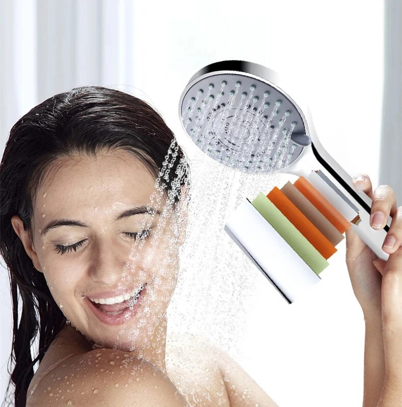 Bathroom Sprayer Shower Jetting Shower Head Water Saving Handheld Adjustable 5 Modes SPA Shower Bath Head Bathroom Accessories Oasis Select
