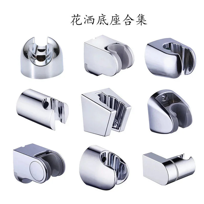 1PCS Shower Head Holder Wall Mounted ABS Shower Mounting Brackets Adjustable Faucet Sprinkler Fixation Base Bathroom Accessories Oasis Select